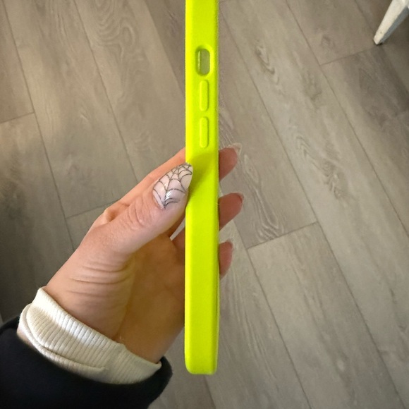 Neon Yellow iPhone 12 Pro Max Case - Picture 4 of 4